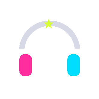 Chrome headphones cutout