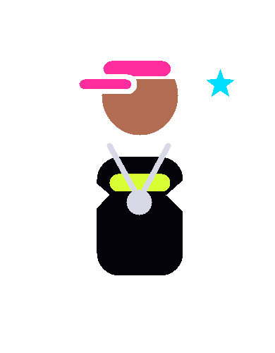 Fictional club era performer cutout
